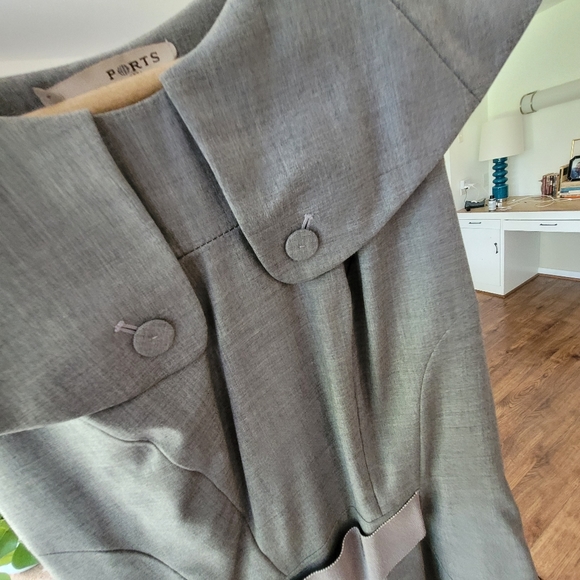 Ports 1961 Wool Dress w/ 100% Silk Lining - Picture 3 of 5
